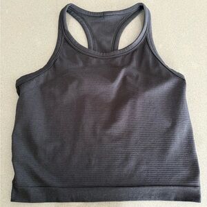 lululemon athletica Black Racerback Tank Top